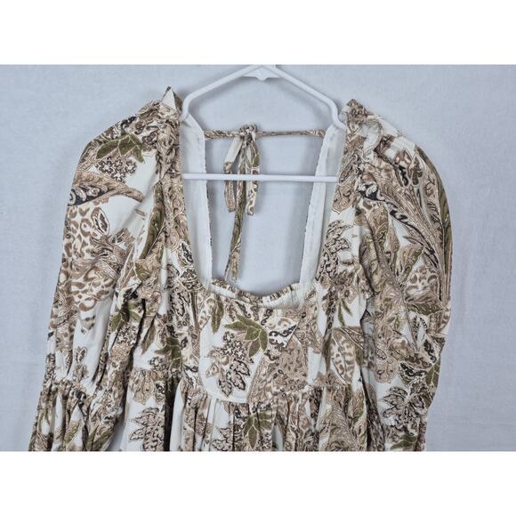 Anthropologie Pilcro Square-Neck Corduroy Babydoll Mini Dress - Picture 5 of 10